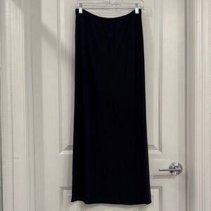 Free People Classic Black Maxi Skirt